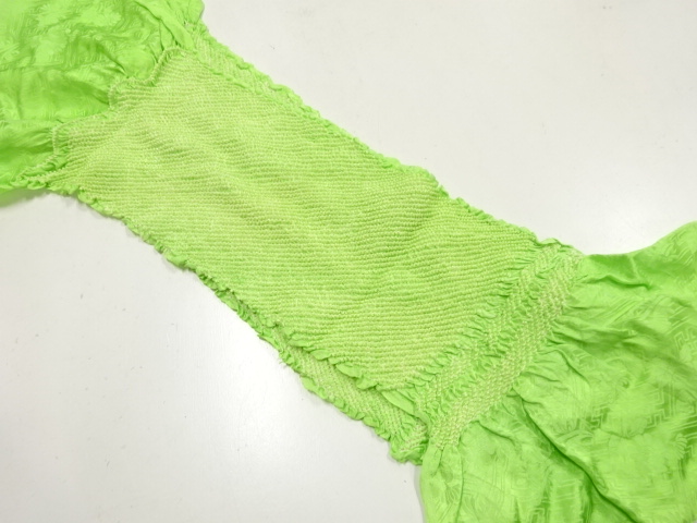 SILK shibori obiage